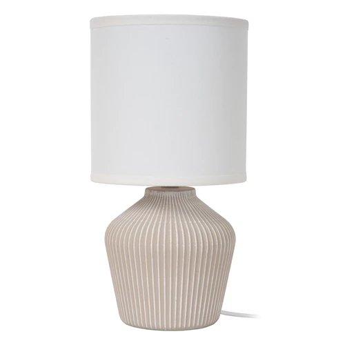 Lucide FILIZ - Lámpara de mesa - Ø 16 cm - 1xE14 - Beige - Essential - apagado